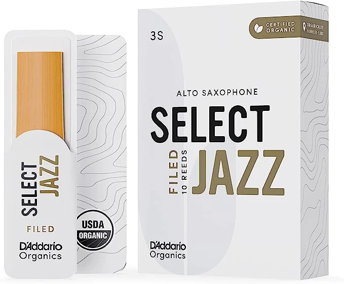 D'Addario Organic Select Jazz Filed Alto Saxophone Reeds - 10 Per Box - Image 8