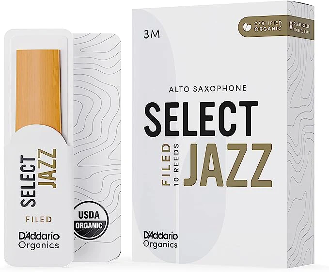D'Addario Organic Select Jazz Filed Alto Saxophone Reeds - 10 Per Box - Image 9