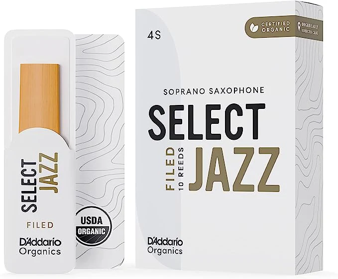 D'Addario Organic Select Jazz Filed Soprano Saxophone Reeds - 10 Per Box - Image 10