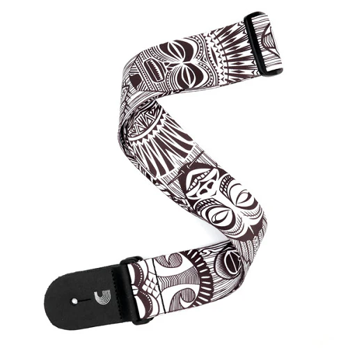 D'Addario Planet Waves African Masks Woven Polyester Guitar Strap