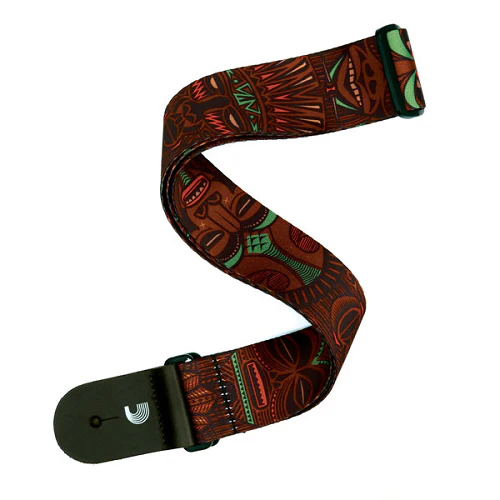 D'Addario Planet Waves African Masks Woven Polyester Guitar Strap - Image 2