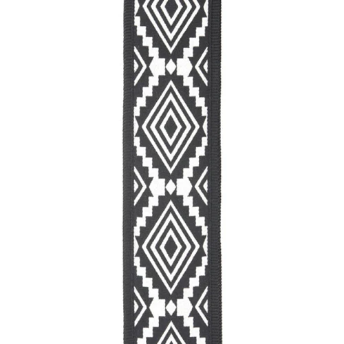 D'Addario Planet Waves Black Guatemalan Woven Guitar Strap - Image 2