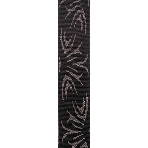 D'Addario Planet Waves BLACK/GREY Tattoo Woven Guitar Strap - Image 2