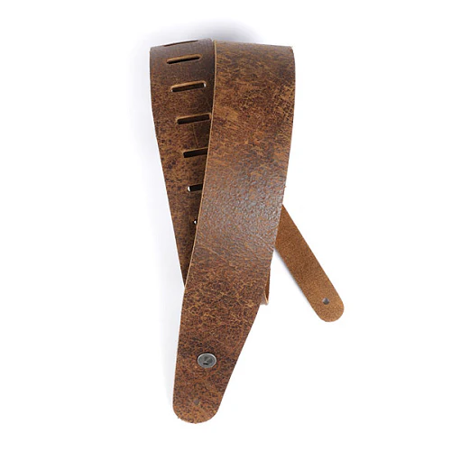 D'Addario Planet Waves Blasted Leather Guitar Strap - Image 5