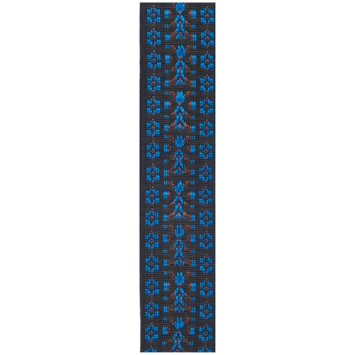 D'Addario Planet Waves BLUE/BLACK Hootenanny Woven Guitar Strap - Image 2