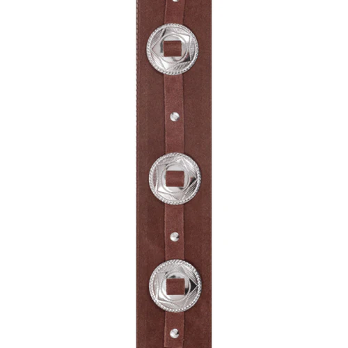 D'Addario Planet Waves Conchos Leather Guitar Strap - Image 4