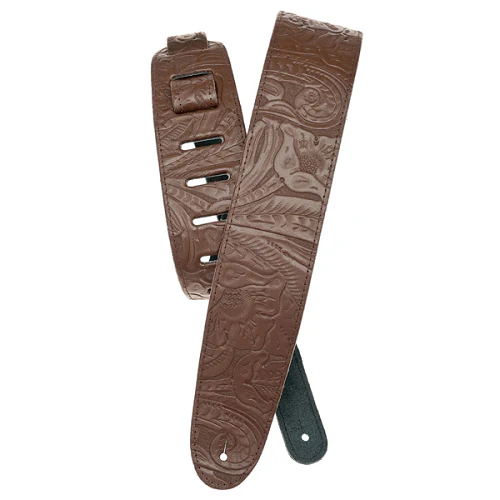 D'Addario Planet Waves Embossed Leather Strap - Image 3