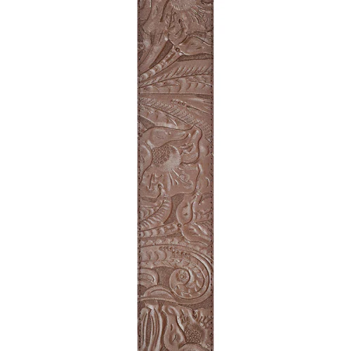 D'Addario Planet Waves Embossed Leather Strap - Image 4