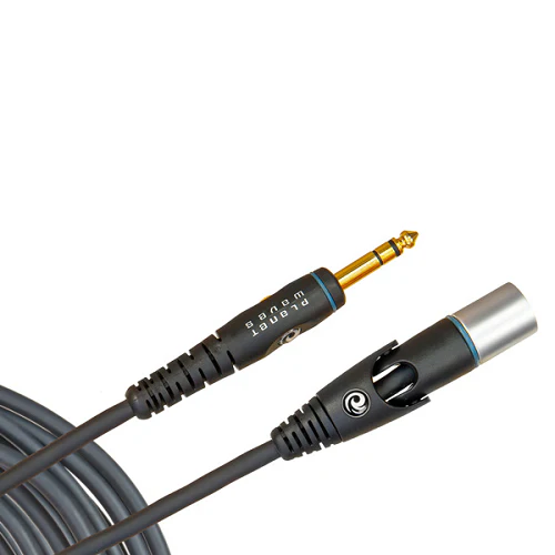 D'Addario Planet Waves Gold Plated Custom Series Speaker Cable, XLR Male to 1/4 INCH, 10 Feet