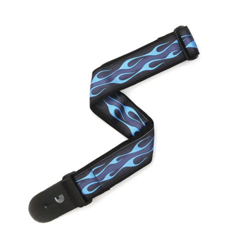D'Addario Planet Waves Hot Rod Flame Woven Guitar Strap