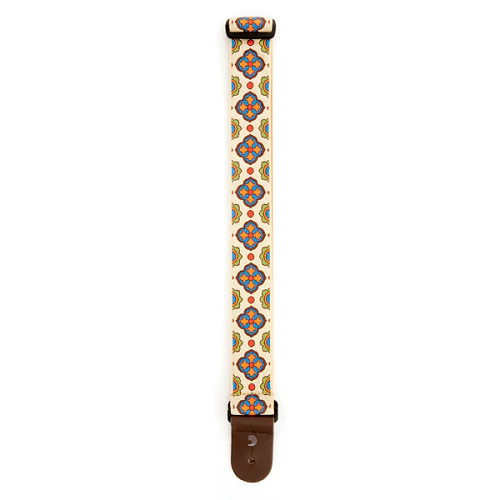 D'Addario Planet Waves Latin Tile Art Traditional Woven Guitar Strap - Image 3