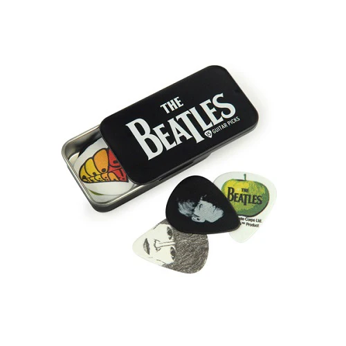 D'addario Planet Waves Pick Tins with Assorted Beatles PICKS, Medium Gauge - 15 Picks - Image 2