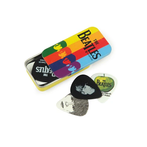 D'addario Planet Waves Pick Tins with Assorted Beatles PICKS, Medium Gauge - 15 Picks - Image 3