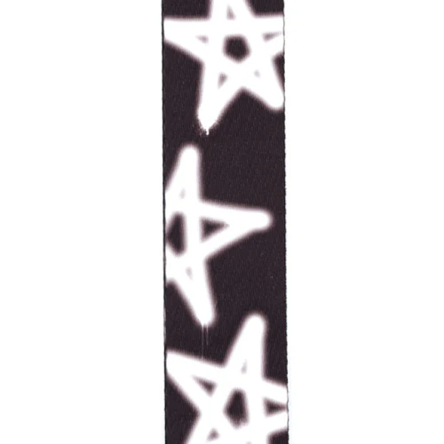 D'Addario Planet Waves Polyester Woven Guitar Strap W/ Grafiti Stars - Image 2