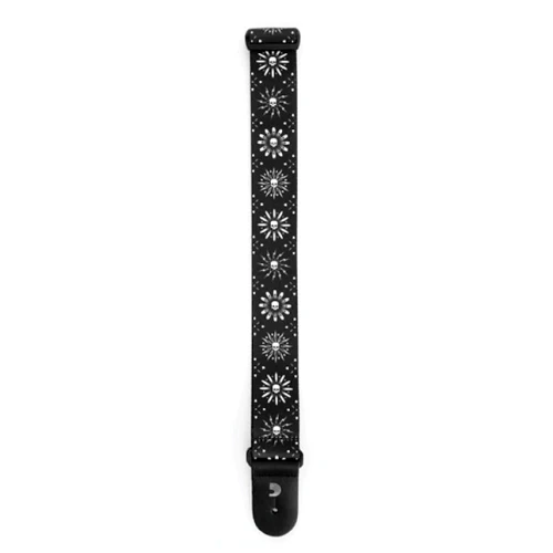 D'Addario Planet Waves Skull Burst Woven Guitar Strap - Image 2