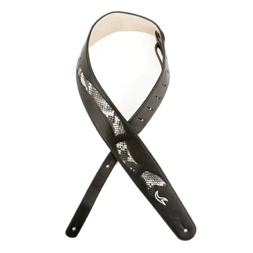 D'Addario Planet Waves Snake Skin Window Leather Guitar Strap