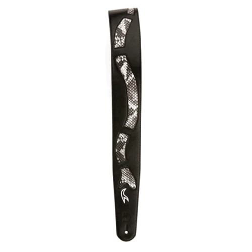 D'Addario Planet Waves Snake Skin Window Leather Guitar Strap - Image 3
