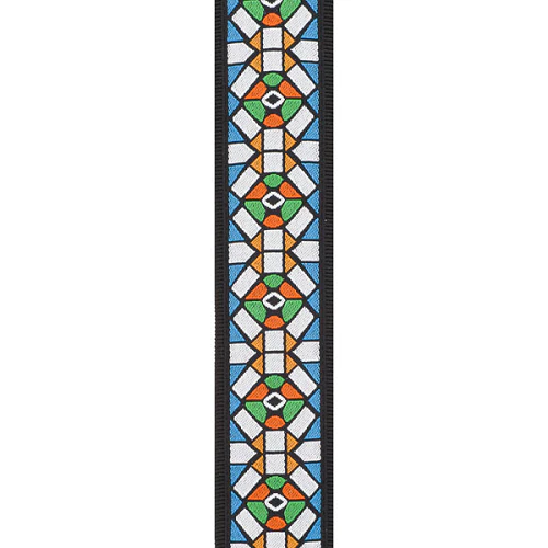 D'Addario Planet Waves Stained Glass Woven Guitar Strap - Image 2