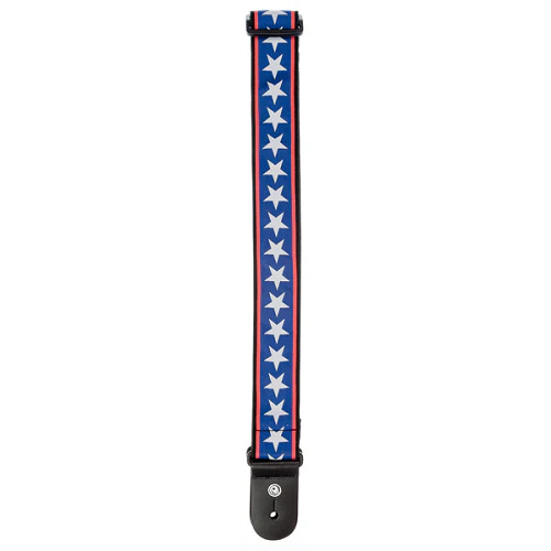 D'Addario Planet Waves Stars and Stripes Woven Guitar Strap - Image 3