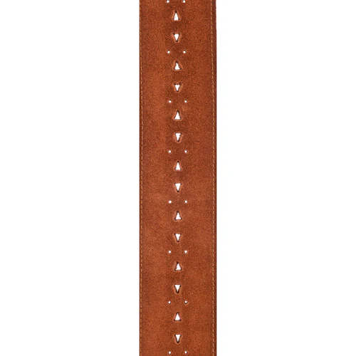D'Addario Planet Waves Vented Leather Strap W/ Honey Suede Apache - Image 2