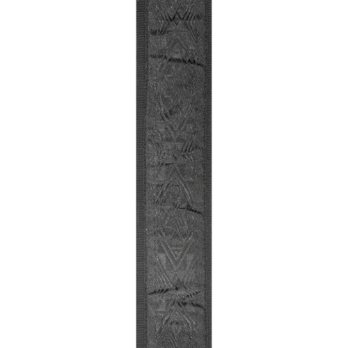 D'Addario Planet Waves Woven Guitar STRAP, Black Satin - Image 2