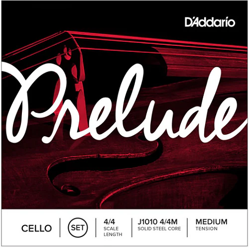 D'Addario Prelude Cello String SET, Medium Tension