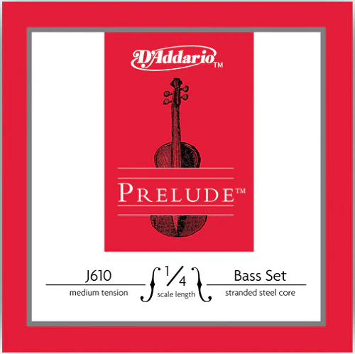 D'Addario Prelude Double Bass String SET, Medium Tension - Image 2