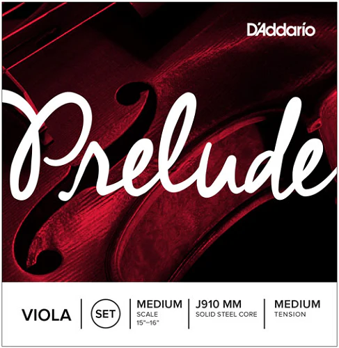 D'Addario Prelude Viola String SET, Medium Scale, Medium Tension