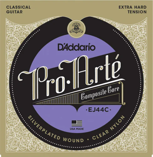 D'Addario  Pro-Arte Composite, Extra-Hard Tension Classical Guitar Strings - EJ44C
