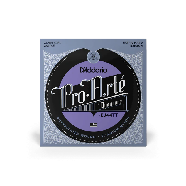 D'Addario ProArte Dynacore Classical Guitar Strings, Titanium Trebles, Extra-Hard Tension -EJ44TT - Image 3