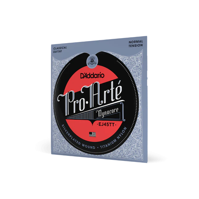 D'Addario Pro-Arte Dynacore, Titanium Trebles, Normal Tension Classical Guitar Strings - EJ45TT - Image 5