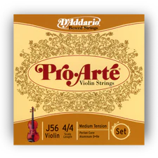 D'Addario Violin String - Pro Arte A  Alum WND 4/4