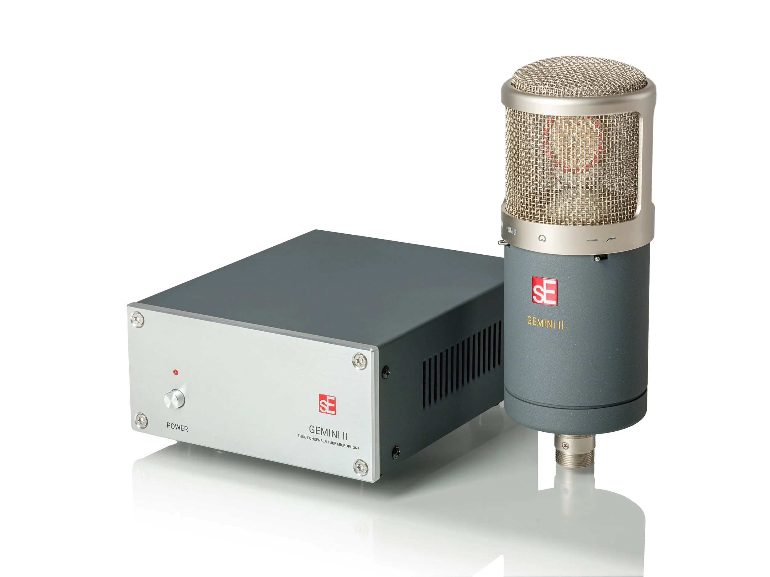 Dual Tube Cardioid Condenser Microphone with Shockmount and Case - Image 2
