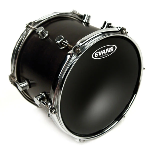 Evans Black Chrome Tom Head Pack - Rock - 10, 12, 16 - Image 2