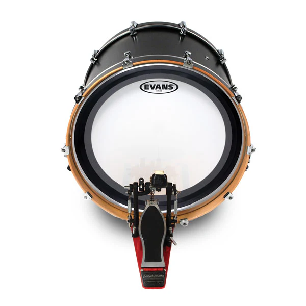Evans EMAD Coated White Bass Drum Head, 22 Inch - Image 2