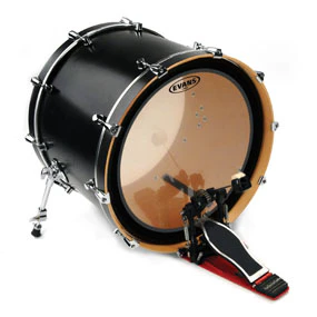 Evans EMAD2 Clear Bass Drum Head, 22 Inch