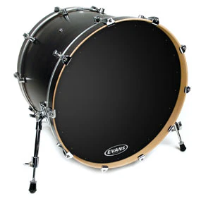Evans EQ1 Black Bass Drum Head - 20