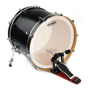 Evans EQ3 Frosted Bass Drum Head - 18