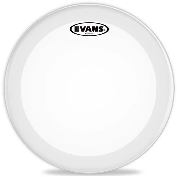 Evans EQ3 Frosted Bass Drum Head - 18 - Image 3