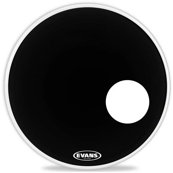 Evans EQ3 Resonant Black Bass Drum Head, 18 Inch - Image 3