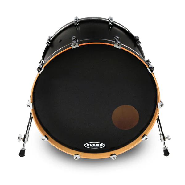 Evans EQ3 Resonant Black Bass Drum Head, 26 Inch - Image 2