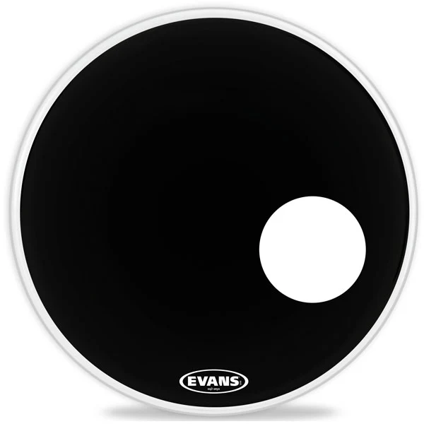 Evans EQ3 Resonant Onyx Bass Drum Head - 18 - Image 3