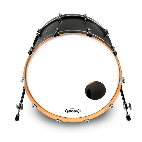 Evans EQ3 Resonant Smooth White Bass Drum Head - 24 - Image 2