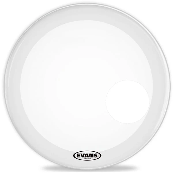 Evans EQ3 Resonant Smooth White Bass Drum Head - 24 - Image 3