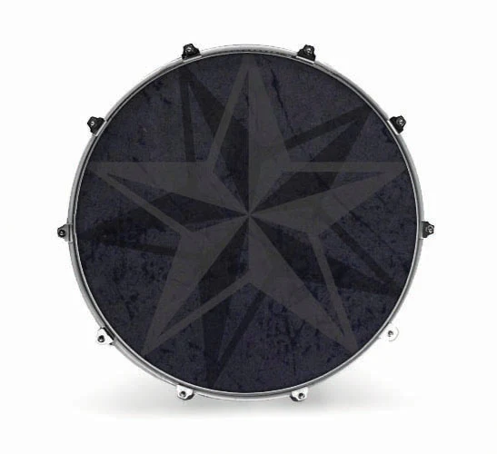 Evans Graphics Bass Drum Head - Layered Stars