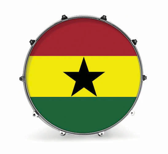 Evans Graphics Bass Drum Head - Reggae