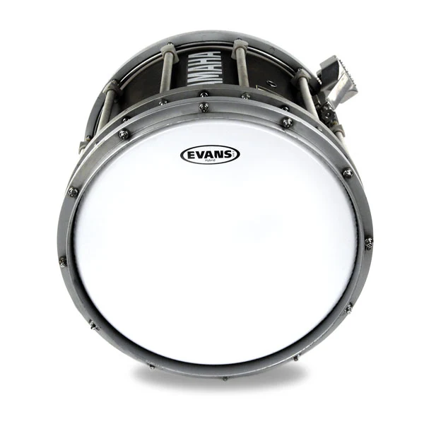 Evans Hybrid White Marching Snare Drum Head - 13 - Image 2