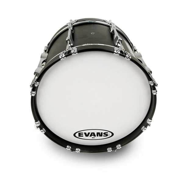 Evans MS1 White Marching Bass Drum Head - 18 - Image 2