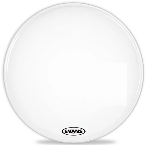 Evans MS1 White Marching Bass Drum Head - 32 - Image 3