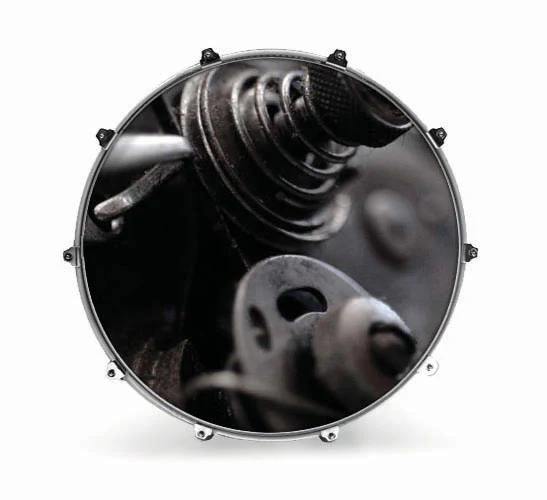 Evans Photography Series Bass Drum Head - Machines